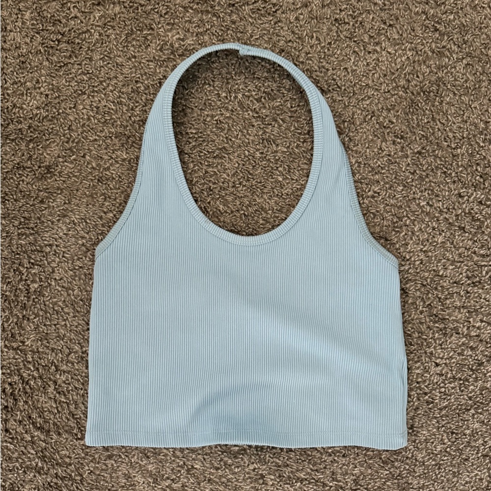 Baby blue crop top | medium | H&M